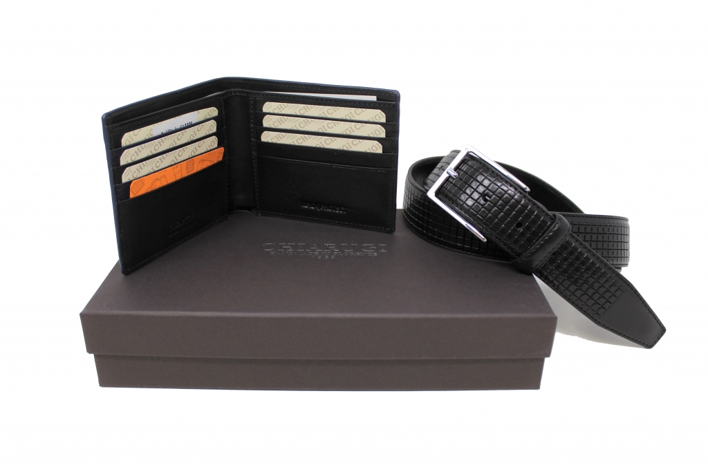 Black Calvin Klein Wallet and Belt Gift Set