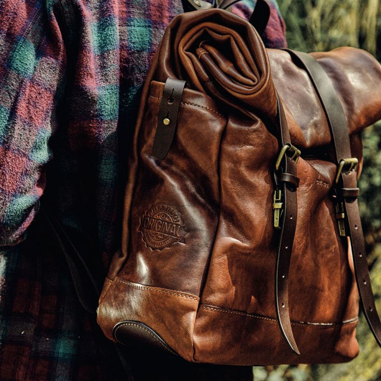 Brown leather Doctor Bag Avogadro Chiarugi by Original Tuscany